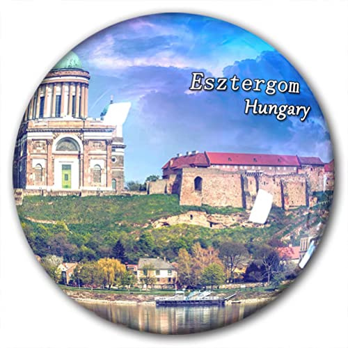 Ungarn Esztergom Kühlschrankmagnet Kühlschrank-Aufkleber Dekorativer Magnet Reise-Souvenir Kristallglas