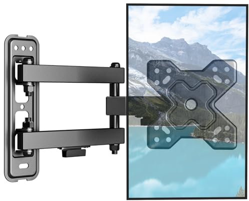 PUTORSEN Monitor Wandhalterung für 13-32 Zoll Bildschirme, TV Wandhalterung verstellbare Wand Halterung Schwenkbar Neigbar, Hält bis zu 20kg, VESA 75x75/100x100mm