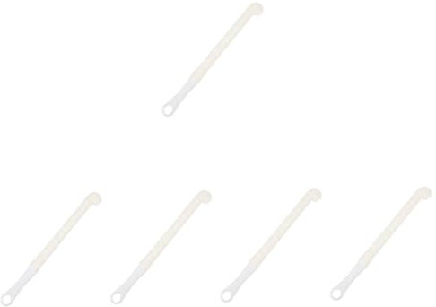 PRETYZOOM 5 Pièces Brosse à Décanter Brosse De Nettoyage De Tasse Goupillon Souple Vin Brosse De Nettoyage De Carafe pour Tasses Poignée en Plastique PP