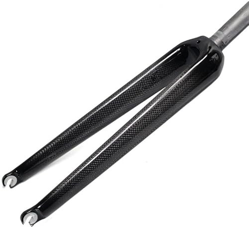 ZiYouao Fahrrad Gabel Carbonfaser-Gabel im Rennrad-Stil, Fahrradgabel, Fahrradteile 1-1/8 650c, superleicht, 350 g, matt glänzendes Finish, Fahrradzubehör Fahrradgabeln(3K Matt)