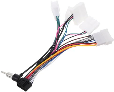 HOMOCONO Radio Wiring Harness Adapter for Stereo Wiring Kit Car Audio Modification Line Power Speaker Wire Connectors