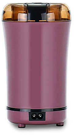 PUFAHAU Moulin à café électrique Moulin à Grains Portable Moulin à Herbes à Grande Vitesse en Acier Inoxydable Graines de sésame de soja Riz Haricots Rouges Riz Gluant Chili Condiments Moulin