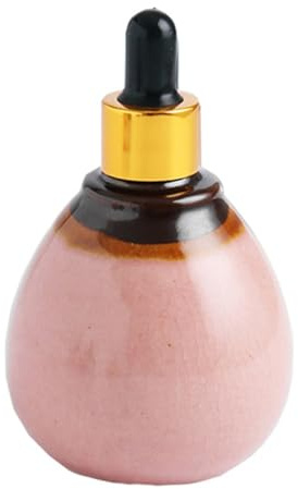 TOYANDONA Botella Gotero Rosa Frasco Recargable para Aceites Esenciales Aromaterapia y Perfume Envase Sub para Masaje y Salón