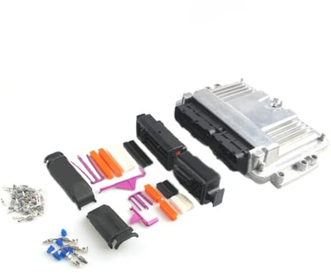 XIOKLM Caja de Aluminio ECU 1/121 Pines con Carcasa for Motor Coche, conversión GLP, CNG, Conector Macho y Hembra for automóvil