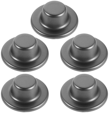 MOTHNUR Set da 5 Tappi per Fori Condizionatore D’aria in Plastica Grigia, Copertura Decorativa Flangia per Tubo da 80 Mm, Protezione e Isolamento per Pareti di Bagni e Soggiorni