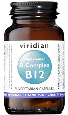 HIGH TWELVE® Vitamin B12 with B-Complex: 30 Caps
