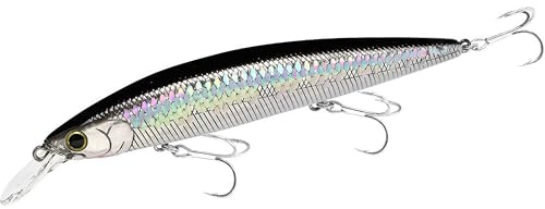 LUCKY CRAFT Surf Pointer 115MR Saltwater Fishing Lures for Halibut and Stripped Bass, Long Casting Jerkbait, Sinking Surf Fishing Gear, Fish Accessories for Tackle Box, 765 MS Anchovy