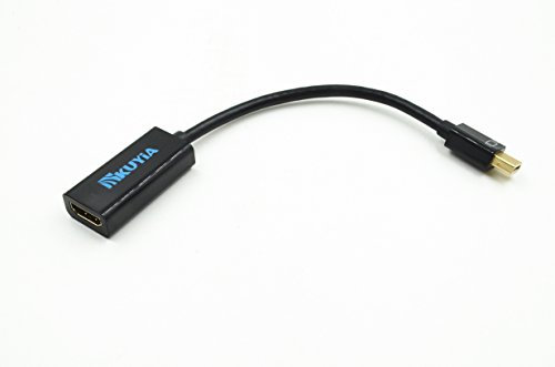 KUYIA Thunderbolt Mini Displayport DP vers HDMI câble Adaptateur convertisseur Audio vidéo HDTV câble pour Apple MacBook Pro MacBook Air,iMac,Mac Mini,Microsoft Surface Pro,Lenovo ThinkPad X1