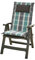 Homeoutfit24 Donau Gartenstuhlauflagen Hochlehner, 2er Set, Made in Europe, Gartenstühle Sitzauflagen, Gartenstuhlauflagen, Sitzkissen, Polsterauflagen UV-Beständig, Sitzkissen, Hochlehner Auflagen