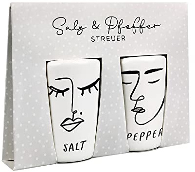 Grafik Ensemble salière et poivrière en porcelaine