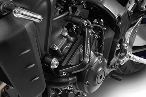 MT09 2021/25 - Kit Paramotore (R-0958) - Protezione Paratelaio Anticaduta in Alluminio - Minuteria Inclusa - Accessori De Pretto Moto (DPM Race) - 100% Made in Italy