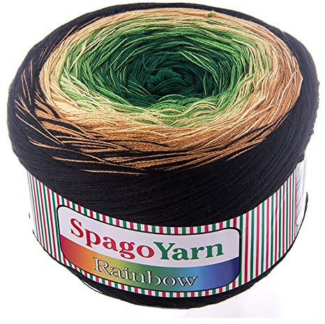 250g Farbverlaufsgarn Rainbow mit 1000m Bobbel Strickwolle Häkelgarn Sommerwolle Farbwahl