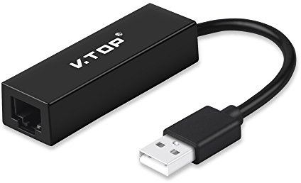 dynattenik NetLite 100 – Adaptateur Ethernet USB 2.0 vers 10/100 Mbps avec Câble RJ45 Intégré – Compatible Windows, macOS et Linux