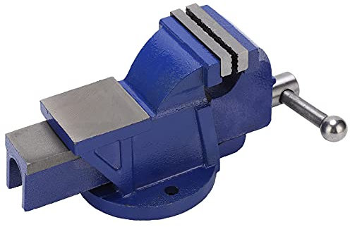 YyDDs Tabletop Bench Vise, Bench Vise 360 Degree Swivel Base 3 Inch High Hardness Heavy Duty for Milling Machines for Drilling Machines for Mechanical Maintenance