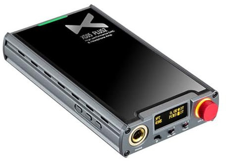 xDuoo XD05 Plus2 Portable HiFi DAC Headphone Amplifier 1200mW AK4493SEQ DSD256 32Bit/384kHz HD Bluetooth5.1/USB/Coaxial/Optical Input EQ Adjustment MQA Render