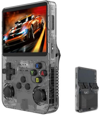 Keyboy - Console de Jeu Keyboy, Console de Jeu vidéo rétro Portable intégrée à Plus de 20 000 Jeux, Console de Jeu Portable, écran HD IPS de 3,5 Pouces, revivez Les Jours de Gloire (Gris)