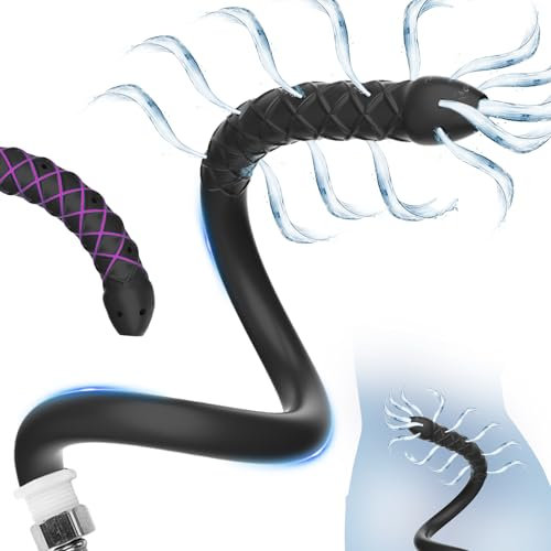 BDSMLOVE Analdusche für Analverkehr,Einlauf Klistiere zur Darmreinigung,Analspielzeuge Analdusche mit 13 Löcher Frau Herr,Intimdusche Klistier Irrigator Darmspülung Enema Vaginaldusche (Schwarz)