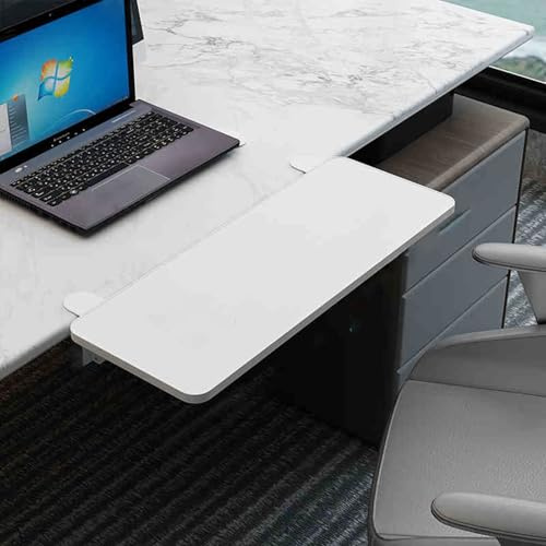 Onxyrbyte Tavolo Prolunga da Scrivania,Prolunga Ergonomica Scrivania,Prolunga per Scrivania Compute,Senza Perforazione,Pieghevole a 90°,Non Danneggia Desktop,per Scrivanie Ufficio Tavoli Pranzo