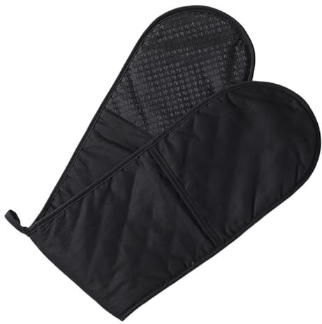 de Four Double – Manique de Protection, Gants de Four Extra Longs résistants à la Chaleur | Mitaines de Four Double poignée en Silicone pour la Cuisson, la pâtisserie, Le Barbecue, Les grillades,
