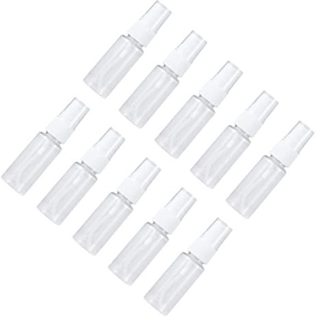 PACKOVE 10piezas Botella Pulverizadora De Plástico De Rellenable Multifuncional Dispensador Cosmético Para Viajes Pulverizador De Agua Para Plantas y Flores Pulverizador De Niebla Para Uso