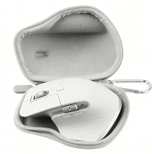 AONKE Duro Caja Estuche Funda para Logitech MX Master 4 / MX Master 3S / MX Master 3 / MX Matser 2S Ratón Inalámbrico Performance con Desplazamiento Rápido (Gris)