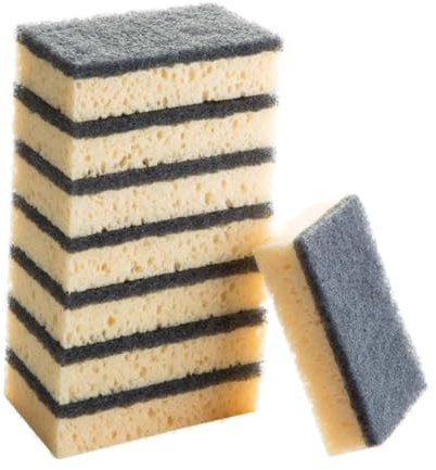 POPETPOP 16 Piezas Esponja De Limpieza Multiusos para Platos y Utensilios Esponja para Lavar Cocina y Baño De Cocina No Rayante