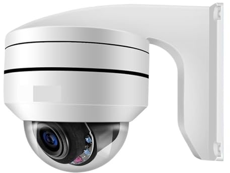 Telecamere di sicurezza, Telecamera di sicurezza IP PTZ POE P2P da 5 MP, zoom ottico 12X e 10X, rilevamento Huamn, telecamera sorveglianza a cupola ad alta velocità per uso esterno(5MP POE PTZ Camera)