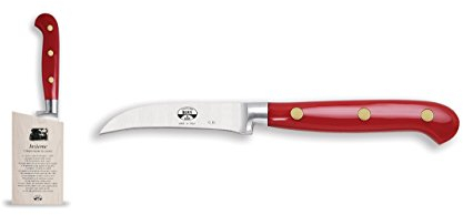 Coltellerie Berti - Insieme - Spelucchino curvo - Ceppo magnetico + coltello cucina forgiato (brevettato)