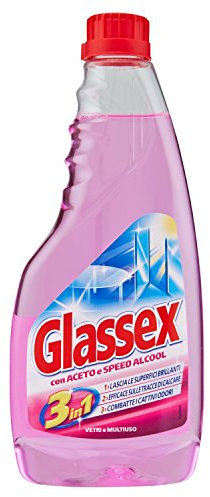 Repuesto para limpia cristales con vinagre Glassex, 6 unidades de 500 ml (3 l)