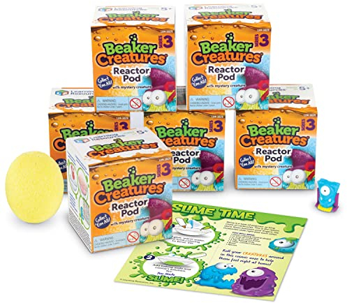 Learning Resources LER3831 Beaker Creatures Series 3 6-Pack Reactor Pods