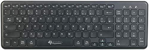 GeneralKeys Multi Tastatur: Multi-Device-Funktastatur mit Bluetooth & Scissor-Tasten, QWERTZ (Device, Bluetooth, Taste Tastatur, BT)