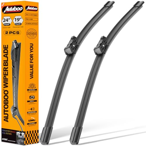OEM Windshield Wipers Replacement for VW Volkswagen Jetta CC Passat Wiper Blades 2011 2012 2013 2014 2015 2016 2017 2018 2019-2023 -Original Factory Quality 24 and 19 inch (Set of 2) Top Lock 16mm