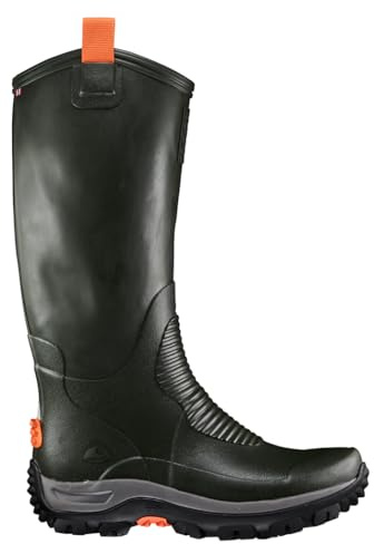Viking Unisex Elk Hunter Light gummistövlar, Grön svart, 47 EU