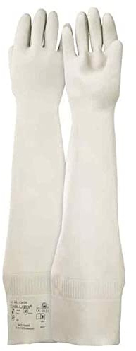 Honeywell KCL Guantes Combi Latex 403600 mm, talla 9, color blanco (1 par)