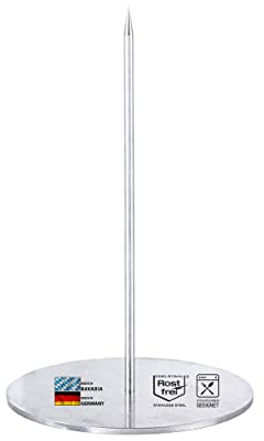 Spiedino per barbecue, in acciaio inox, massiccio, universale, 1 pezzo