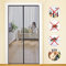 MYCARBON Zanzariera Magnetica Porta Finestra Resistente Traspirante Tenda Zanzariere a Calamita Elegante Zanzariera Porta per Casa Ufficio (110x210, Nero)