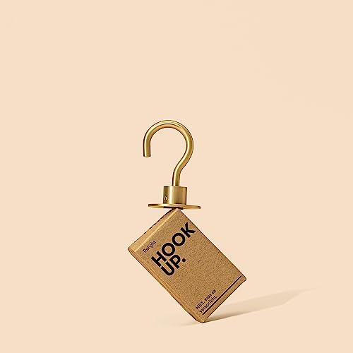 Relight Hook Up, Deckenhaken aus Messing, Satin Brass - 1 Stück