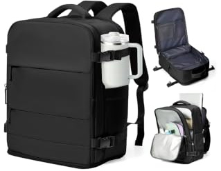 SZSYCN Travel Ryggsäck Kabinväskor 40x30x20 Ryanair Carry On Bag 40x30x20 Reseryggsäck Handbagage 30 Liter Easyjet Cabin Bag 45x36x20 Casual Ryggsäckar för Kvinnor 16-tums Bärbar Datorväska