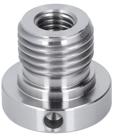 Drehmaschinen Spindelstock Spindeladapter, Holzbearbeitungs Drehfutter Gewindekonverter, 33mm Außen und 18mm Innengewinde Spannfutter Einsatzadapter für die Holzbearbeitung