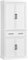 Yaheetech Armario de Almacenamiento con 4 Puertas y 1 Cajón, 183.5x76.5x40.5 cm, 2 Estantes Ajustables para Cocina, Salón y Entrada, Blanco