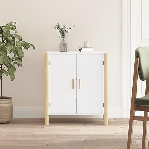 Xichuzi Sideboard Weiß 62x38x70 cm Holzwerkstoff, Kommode Schlafzimmer, Kommoden & Sideboards, Wohnzimmerschrank, Flur Kommode, Zimmer Möbel - 345669