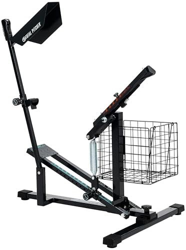 Franklin Sports Total Pitcher Baseball + Softball Training Aid - Pitching Machine + Ball Launcher for Batting + Fielding Practice - Spring Loaded Portable Pitching Machine for Backyard + Batting Cage