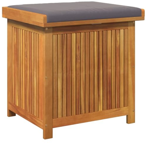 vidaXL Outdoor-Kissenbox 60x50x61 cm Massivholz Akazie