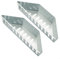 GLFLOW Set di 2 cestini per carbonella in acciaio inox, per bollitore, grill, barbecue, zona di calore, strumento di cottura, supporto per bricchette indiretta, metodo di cottura