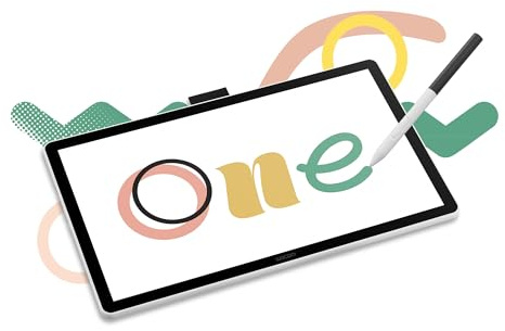 Wacom One 14 Tavoletta grafica con display – 14″ Full HD con penna senza batteria, display antiriflesso & software incluso – Compatibile con Windows, macOS & ChromeOS