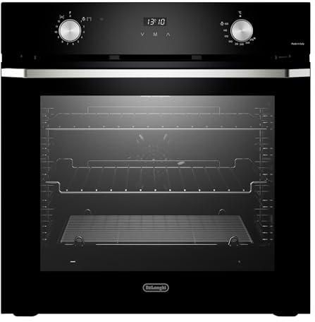 Built-In Gas Single Oven DSG10NL, Black, A Energy Rated, Large Capacity, Easy-Clean Enamel Interior, Modern Integrated Design, Efficient Cooking Appliance, LPG Convertible