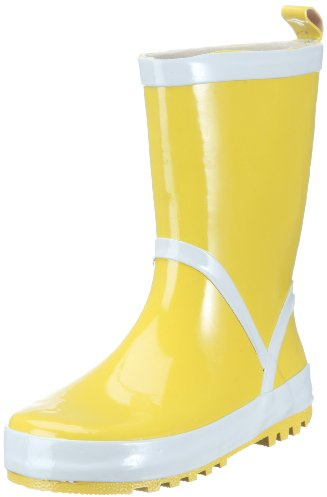 Playshoes Bottes En Caoutchouc Bottes de pluie Mixte Enfant, Jaune, M