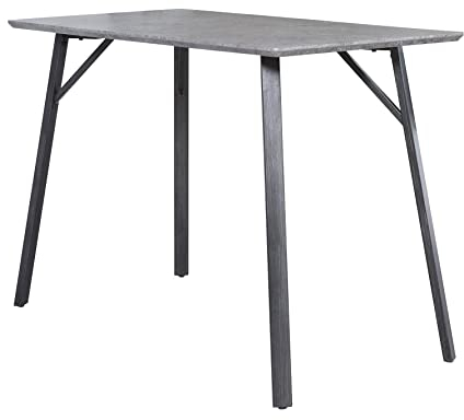 MSZ Design Bartisch JAN 140 x 70 cm Tischplatte in Beton Optik