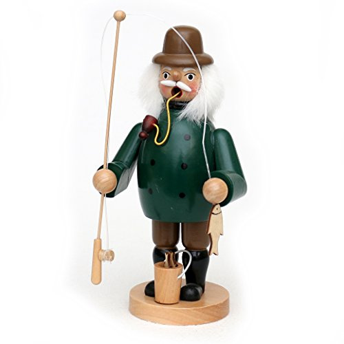 Räuchermännchen Räuchermann Angler Räucherfigur 20cm