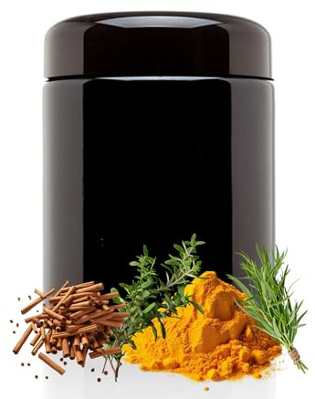 Nebula Barattolo In Vetro UV | Contenitore Ermetico E Inodore | 250ml
